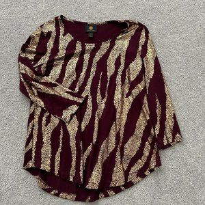 JM Collection Women's Petite PP Top